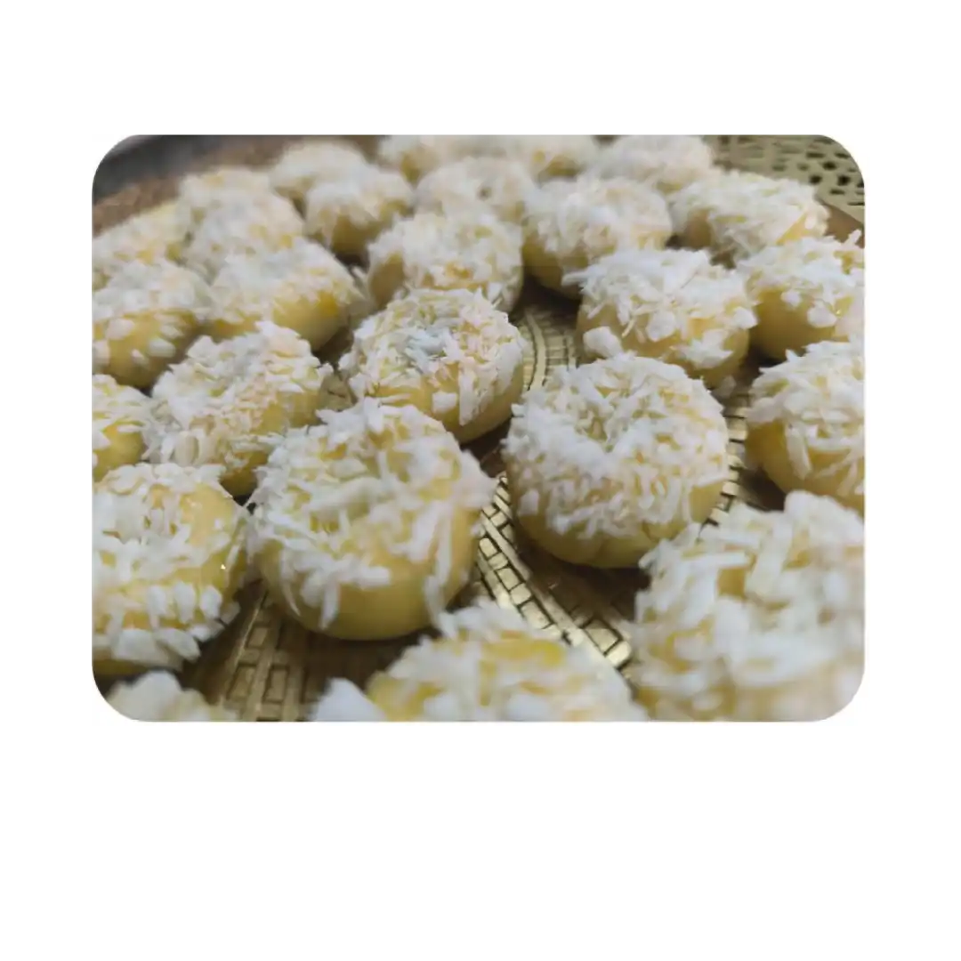 بسكويت جوز الهند بنكهة البرتقال